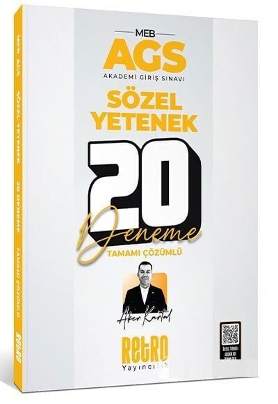 Retro 2025 MEB-AGS Sözel Yetenek 20 Deneme Çözümlü - Aker Kartal Retro Yayıncılık