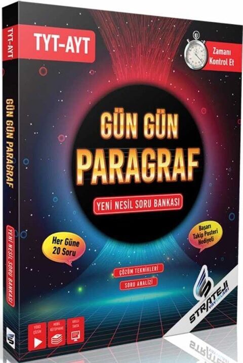 Strateji Yayınları TYT AYT Gün Gün Paragraf Soru Bankası