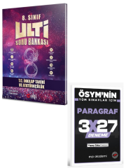Ulti 2027 8. Sınıf LGS T.C. İnkılap Tarihi ve Atatürkçülük Soru Bankası+ EVP Akademi Paragraf