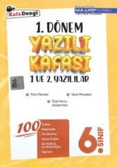 Kafadengi 6. Sınıf 1. Dönem Yazılı Kafası 1. ve 2. Yazılılar Kafa Dengi Yayınları