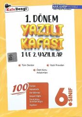 Kafadengi 6. Sınıf 1. Dönem Yazılı Kafası 1. ve 2. Yazılılar Kafa Dengi Yayınları