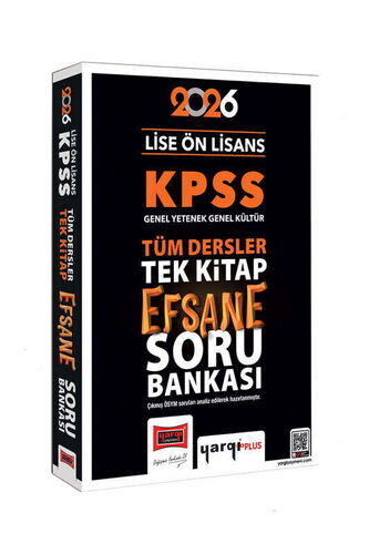 Yargı 2026 KPSS Lise Ön Lisans Efsane Soru Bankası Tek Kitap Yargı Yayınları