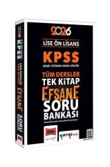 Yargı 2026 KPSS Lise Ön Lisans Efsane Soru Bankası Tek Kitap Yargı Yayınları