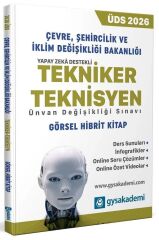 GYS Akademi 2026 GYS ÜDS Çevre, Şehircilik ve İklim Değişikliği Bakanlığı Tekniker-Teknisyen Görsel Hibrit Kitap Görevde Yükselme Ünvan Değişikliği GYS Akademi