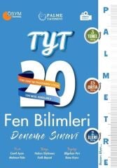 Palme Yayınları TYT Fen Bilimleri Palmetre Serisi 20 Deneme Video Çözümlü