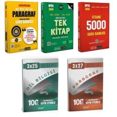 Pegem Ezberbozan Paragraf Soru Bankası & Kpss 5000 Soru Bankası & Kpss Genel Yetenek Genel Kültür Tek Konu & Deneme Seti