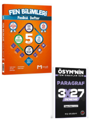 Mozaik 2027 5. Sınıf Fen Bilimleri Fasikül Defter+ EVP Akademi Paragraf