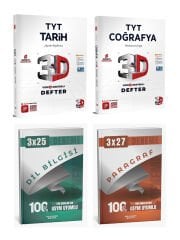 3D + Anla Kazan 2026 TYT Tarih ve Coğrafya Video Destekli Defter Paragraf Dil Bilgisi Deneme 4 lü