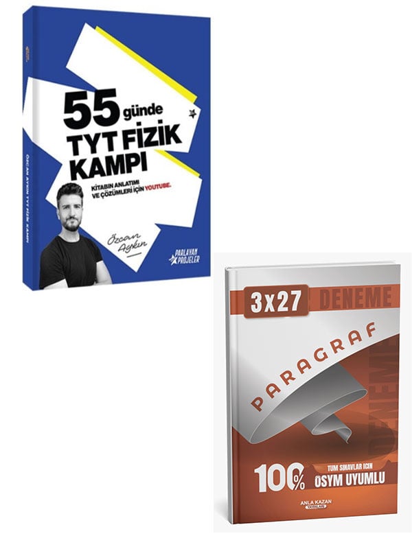 Parlayan Proje 2027 55 Günde TYT Fizik Kampı+Anla Kazan Paragraf Deneme