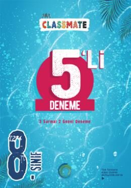 Okyanus Yayınları 8. Sınıf Sözel ve Sayısal Bölümlerle 5 li Deneme