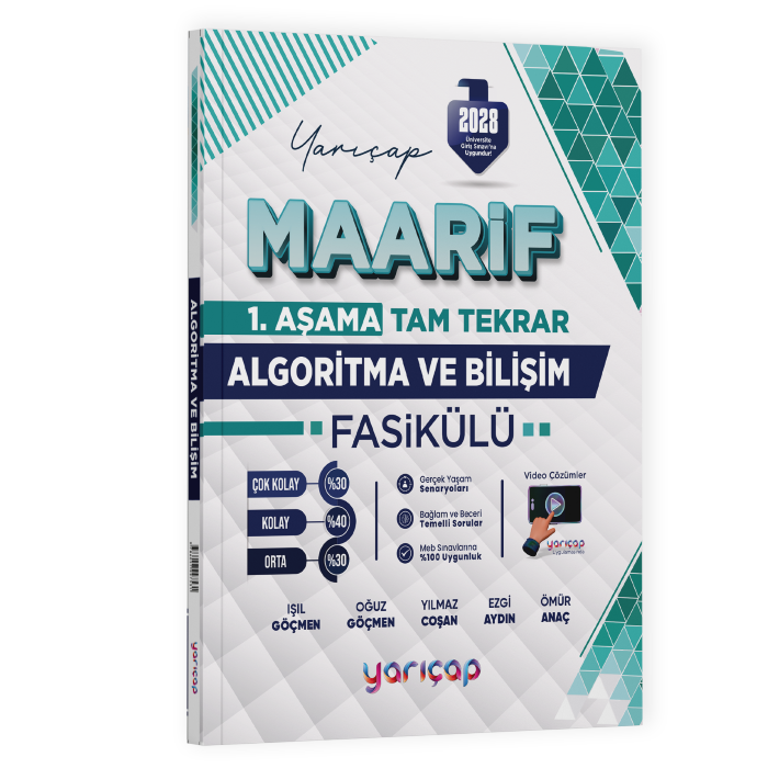 YarıÇap Yayınları Yarı ÇAP Maarif Fasikül Algoritma Bilişim - 26-27