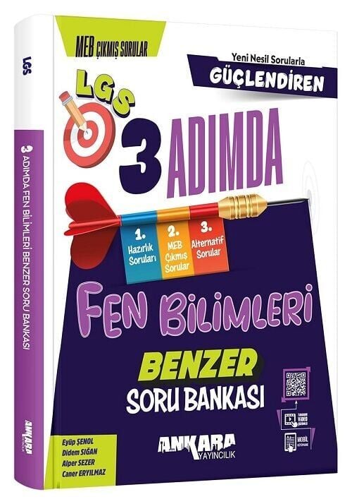 Ankara Yayıncılık LGS Fen Bilimleri Güçlendiren 3 Adımda Benzer Soru Bankası Ankara Yayıncılık