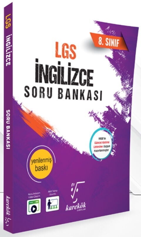 Karekök Yayınları 8. Sınıf LGS İngilizce Soru Bankası