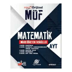 Orijinal Mikro AYT Matematik MÖF Mikro Öğreten Fasiküller