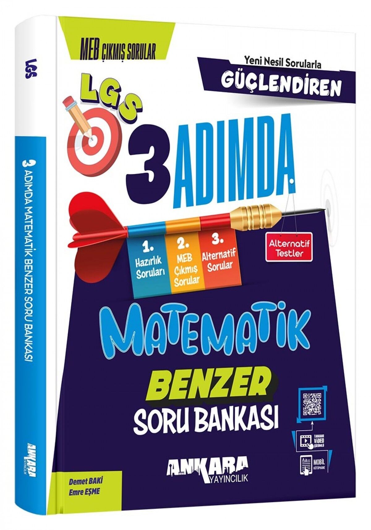 Ankara Yayıncılık LGS Matematik Güçlendiren 3 Adımda Benzer Soru Bankası Ankara Yayıncılık