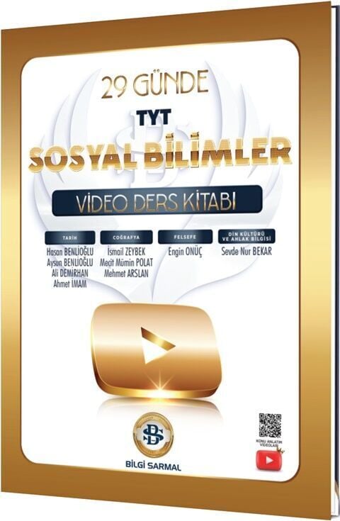 Bilgi Sarmal TYT Sosyal Bilimler 29 Günde Video Ders Kitabı