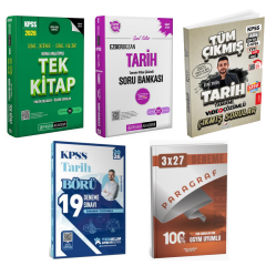 Pegem 2026 KPSS Konu Anlatımlı Tek Kitap & KPSS Ezberbozan Tarih Soru Bankası & KPSS Tarih Deneme & KPSS Tarih Çıkmış Sorular Seti