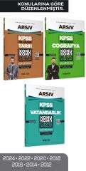 Marka 2026 KPSS Ön Lisans Tarih + Coğrafya + Vatandaşlık Çıkmış Sorular Son 7 Yıl Konularına Göre 3 lü Set ARŞİV Serisi Marka Yayınları