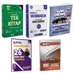Pegem 2026 KPSS Konu Anlatımlı Tek Kitap & KPSS Ezberbozan Vatandaşlık Soru Bankası & KPSS Vatandaşlık Deneme & KPSS Vatandaşlık Çıkmış Sorular Seti