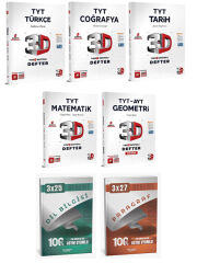 3D + Anla Kazan TYT Eşit Ağırlık Video Destekli Defter Anla Kazan Deneme Seti 7 li Set