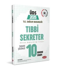 Data 2025 ÜDS Sağlık Bakanlığı Tıbbi Sekreter 10 Deneme Çözümlü Ünvan Değişikliği Data Yayınları