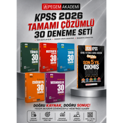 PEGEM AKADEMİ 2026 KPSS Tüm Adaylar İçin 150 Deneme Seti (5.Kitap) & İndeks Akademi KPSS ÖSYM nin İndeksi Çıkmış Sorular Son 5 Yıl Seti