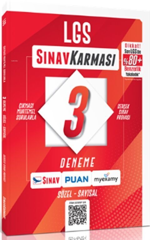 Sınav Karması 8. Sınıf LGS 3 Deneme