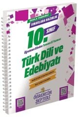 Murat 10. Sınıf Türk Dili ve Edebiyatı Öğrencim Defteri Murat Yayınları