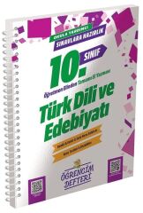Murat 10. Sınıf Türk Dili ve Edebiyatı Öğrencim Defteri Murat Yayınları