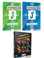 Sınav + Yanıt TYT AYT 4+4 Deneme 3 lü Set Sınav + Yanıt