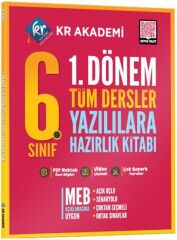 KR Akademi 6. Sınıf 1. Dönem Tüm Dersler Yazılılara Hazırlık Kitabı