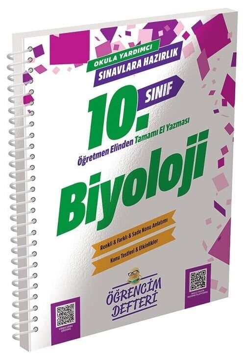 Murat 10. Sınıf Biyoloji Öğrencim Defteri Murat Yayınları