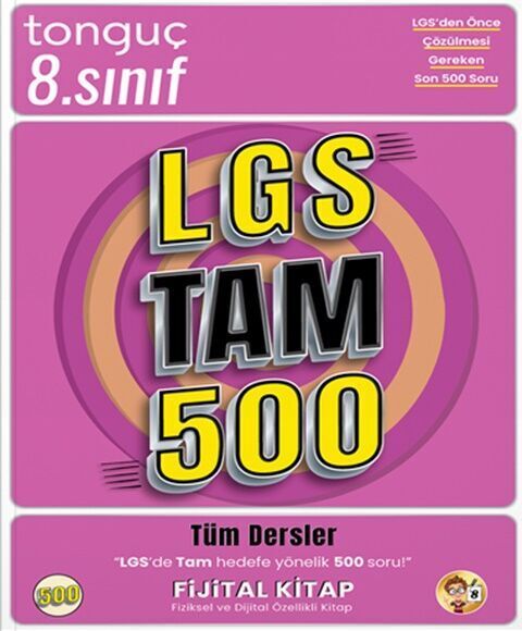 Tonguç Akademi 8. Sınıf LGS Tam 500 Soru Bankası