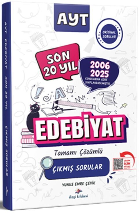 Dizgi Kitap 2026 AYT Edebiyat Konularına Göre Tasnif Edilmiş Tamamı PDF Çözümlü Son 20 Yıl Çıkmış Sorular