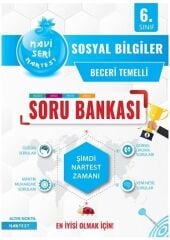 Nartest 6. Sınıf Mavi Sosyal Bilgiler Soru Bankası