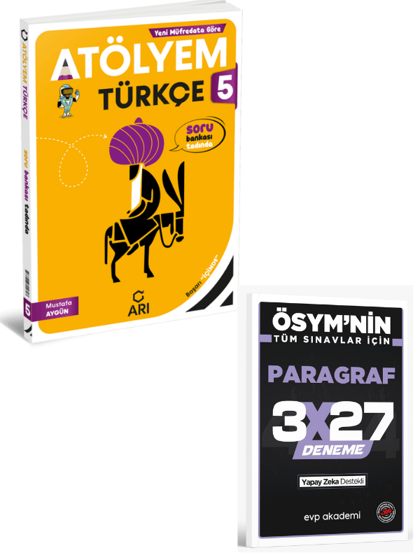 Arı 2027 5. Sınıf Türkçe Akıllı Atölyem+ EVP Akademi Paragraf