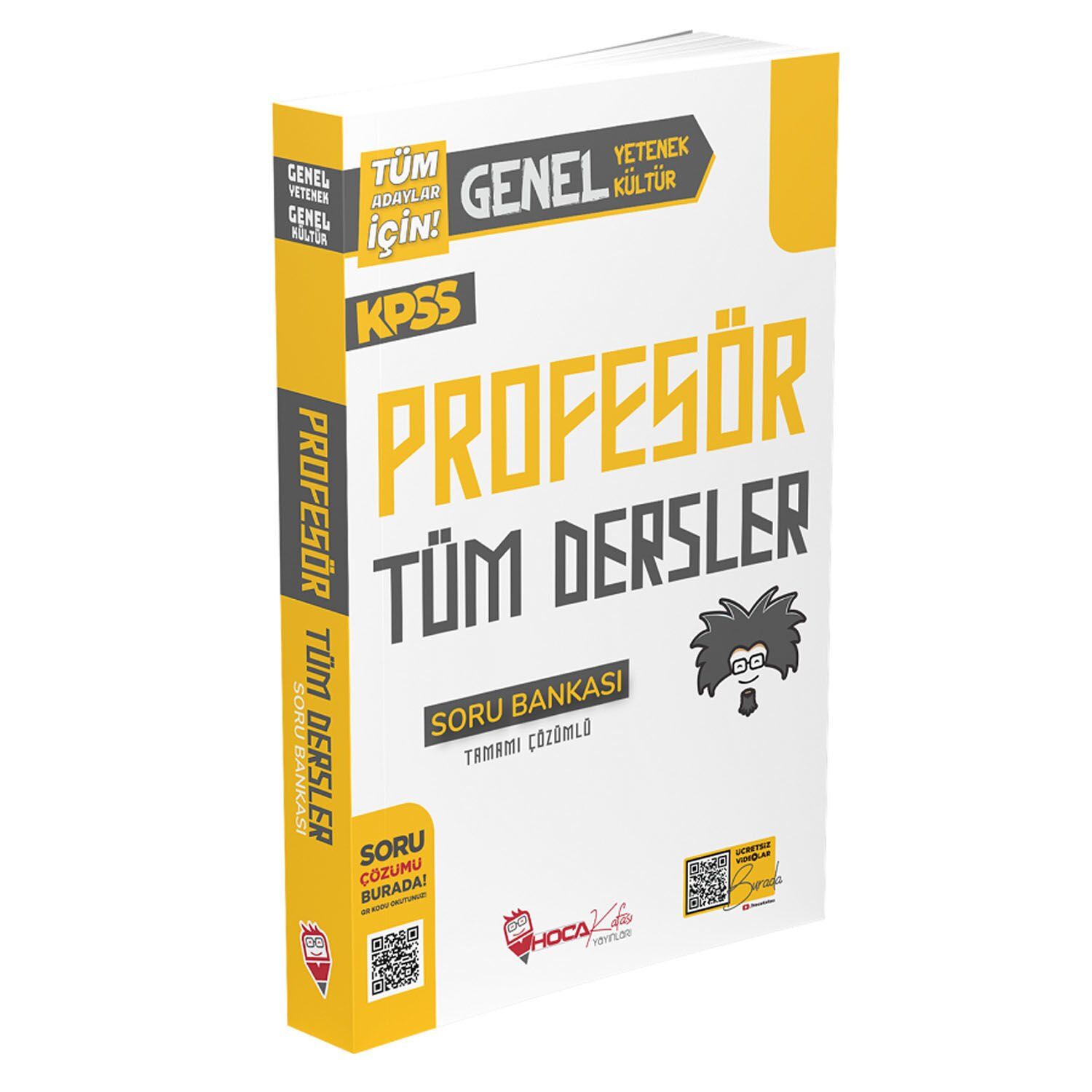 Hoca Kafası KPSS Genel Yetenek Genel Kültür Profesör Soru Bankası Çözümlü Hoca Kafası Yayınları