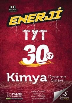 Palme Yayınları TYT Kimya Enerji 30 Deneme Sınavı
