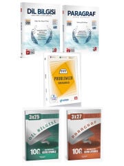 3D + Supara TYT Paragraf Dil Bilgisi Soru + Problem Soru + Anla Kazan Deneme 5 li Set