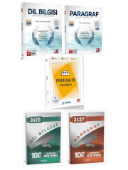 3D + Supara TYT Paragraf Dil Bilgisi Soru + Problem Soru + Anla Kazan Deneme 5 li Set