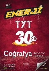 Palme Yayınları TYT Coğrafya Enerji 30 Deneme Sınavı