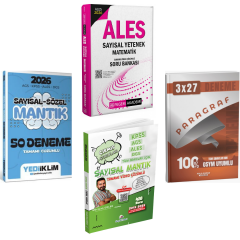 Pegem 2026 ALES Sayısal Yetenek Soru Bankası & Sayısal Mantık Çıkmış Sorular & Sayısal Mantık Deneme Seti
