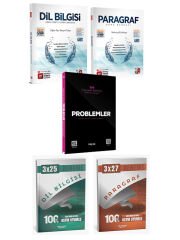 3D + Marka TYT Paragraf Dil Bilgisi Soru + Problem Soru + Anla Kazan Deneme 5 li Set