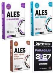 Pegem 2027 ALES Konu Anlatımlı+Soru+Çıkmış Soru+EVP Akademi 3x27 Paragraf Deneme