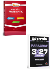 Sonuç 2027 12. Sınıf Matematik Temel Düzey Tek Kitap+ EVP Akademi Paragraf