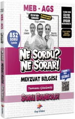 Dizgi Kitap 2026 MEB AGS Mevzuat Bilgisi Ne Sordu Ne Sorar Tamamı Video Çözümlü Soru Bankası