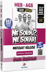 Dizgi Kitap 2026 MEB AGS Mevzuat Bilgisi Ne Sordu Ne Sorar Tamamı Video Çözümlü Soru Bankası