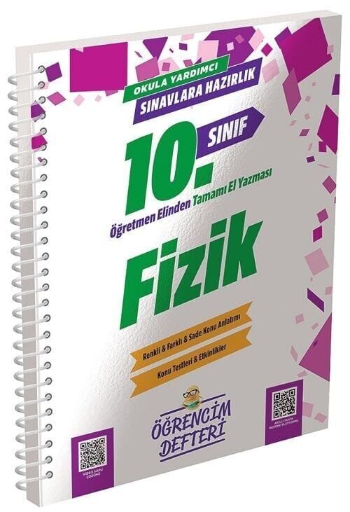 Murat 10. Sınıf Fizik Öğrencim Defteri Murat Yayınları