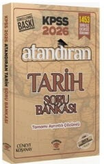 Atandıran Yayıncılık KPSS Tarih 1453 Soru Bankası 2026