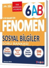 Fenomen Okul Yayınları 6. Sınıf Sosyal Bilgiler A ve B Soru Bankası